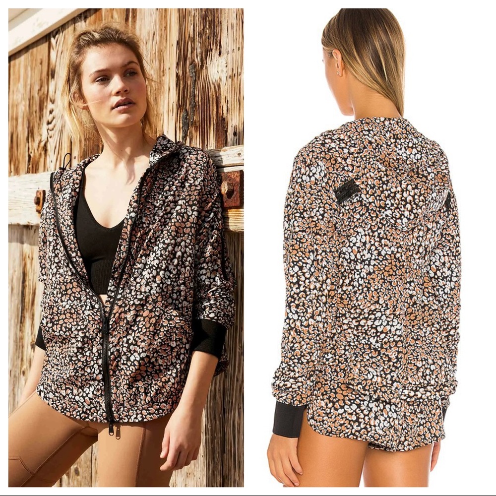 Free People Movement Printed Run Wild Jacket L NEW